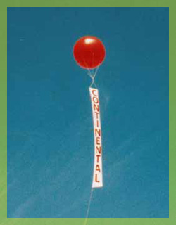 advertising 7' red ball balloon